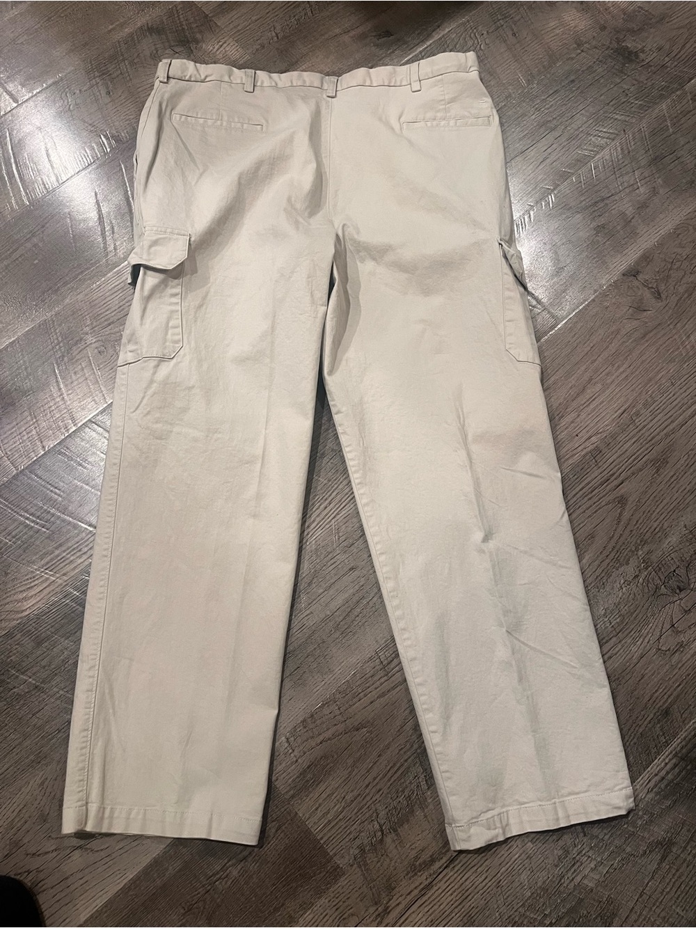 Classic Haggar Men's khaki Street Cargo Pants - Straight Leg 40x32 - Picture 4 of 4